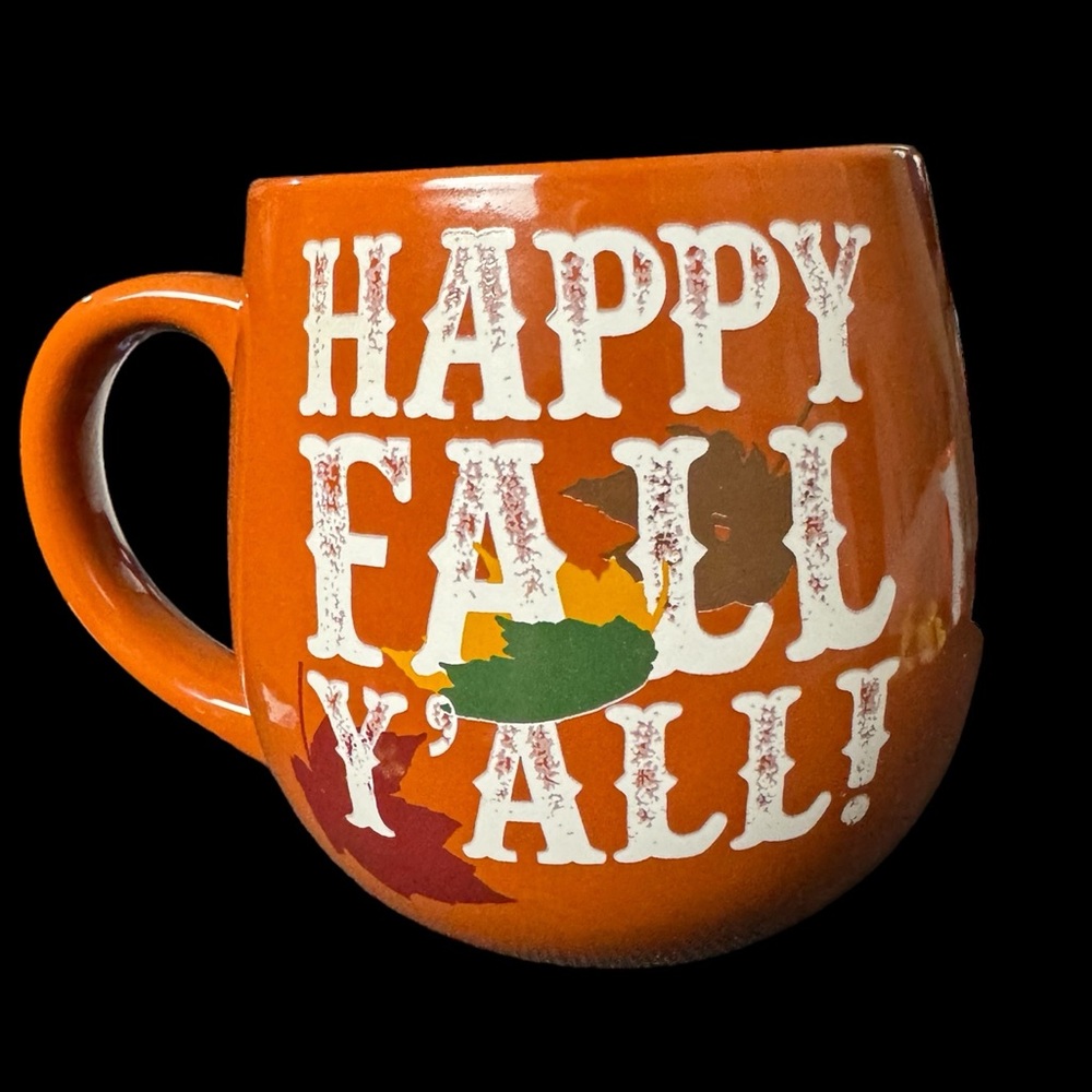 Happy Fall Y’all Jumbo Coffee Mug Holds 14 Oz